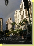 rainbow over Honolulu